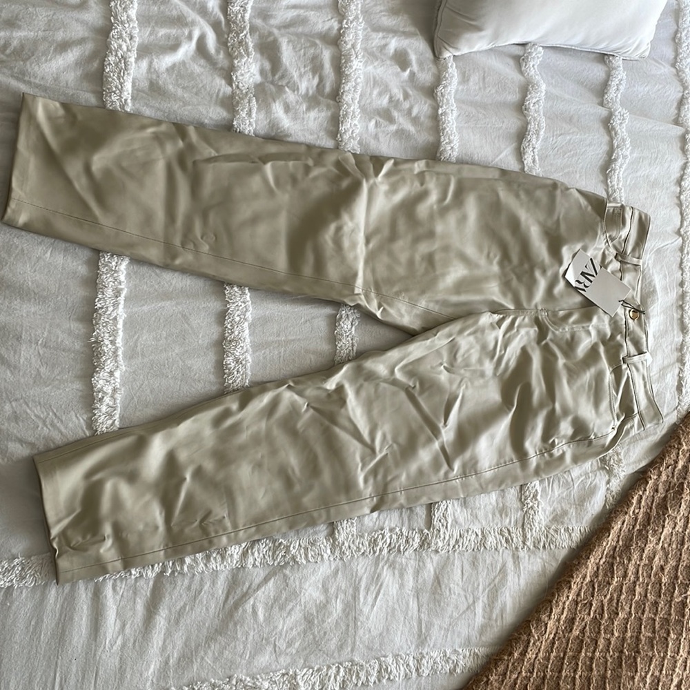 Zara Faux Leather Pants